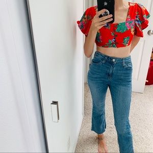 Flower Crop Top